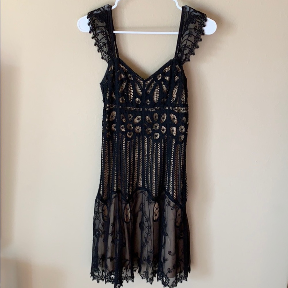 Betsy Johnson black Lace dress